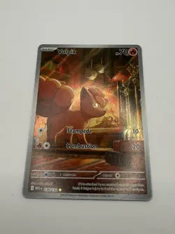 Pokemon TCG Vulpix 138/132 Mega Evolution Holo Illustration Rare NM - Image 1