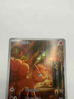 Pokemon TCG Vulpix 138/132 Mega Evolution Holo Illustration Rare NM - Image 3