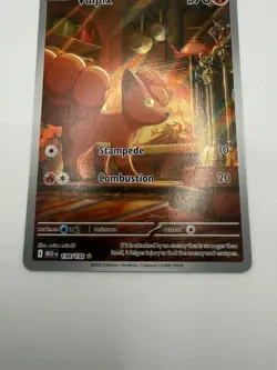 Pokemon TCG Vulpix 138/132 Mega Evolution Holo Illustration Rare NM - Image 4