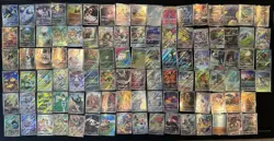 Pokemon Card Game Japanese Lot Set 100 CARD Art Rare Ar Different Types BULK - Image 1