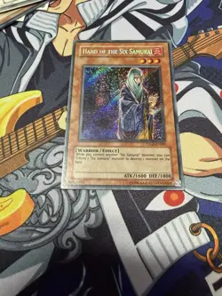 Yugioh Hand Of The Six Samurai TDGS-EN085 Secret Rare VLP Foil Bleed - Image 1