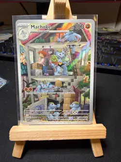 Pokemon TCG Machoke 177/165 - Illustration Rare - Scarlet & Violet 151 - NM - Image 1