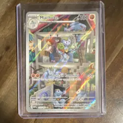 Machoke • Pokemon TCG • Scarlet & Violet 151 • Illustration Rare • 177/165 • NM - Image 3
