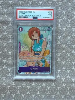 O-Nami (Illustration Box Vol.1) OP05-062 One Piece Promotion Cards Foil PSA 9 - Image 1
