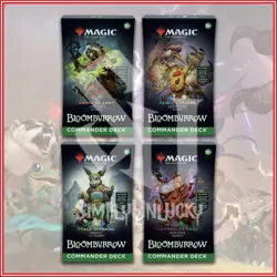 Magic The Gathering Bloomburrow Commander Deck Bundle Case BLC Factory Sealed - Image 1