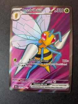 Beedrill ex 098/086 Ultra Rare Chaos Rising Pokemon Holo Near Mint - Image 1