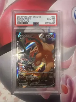 PSA 10 Charizard V 132/127 Alternate Art Simplified Chinese CS5aC A Pokemon Card - Image 1