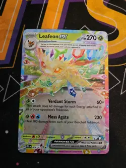 Leafeon ex - 006/131 006/131 Holo SV: Prismatic Evolutions Pokemon NM - Image 1