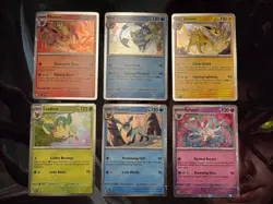Prismatic Evolutions Complete 6 Card Eevee-lutions Cosmos Promos SVP 167-172 NM - Image 1