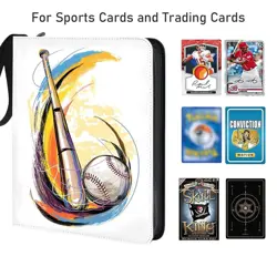 Baseball Card Binder 900 Pockets Sports Trading Card Album with 50 Removable ... - Image 3