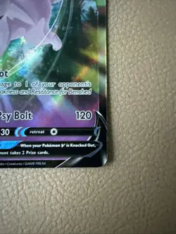 Pokemon Espeon V Ultra Rare Full Art Holo Evolving Skies 064/203 Card - Image 4