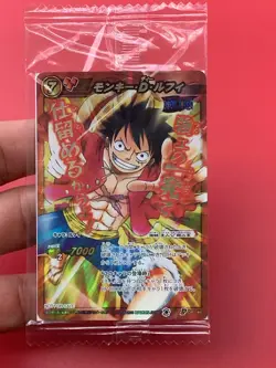 One Piece Sealed Miracle Battle Carddass Monkey D Luffy Promo foil card 46 - NM - Image 2
