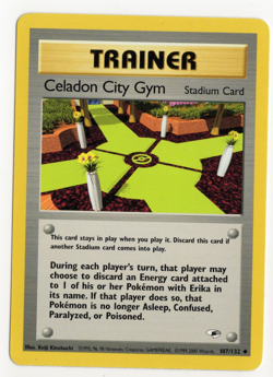 Celadon City Gym 107/132 Gym Heroes Pokemon Card - Image 1