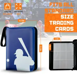 Baseball Card Binder 900 Pockets Baseball Binder for Trading Cards Baseball B... - Image 2
