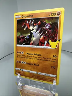 Groudon – Celebrations (017/025) Holo Pokemon Card – 25th Anniversary Set - Image 2