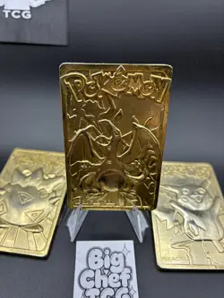 1999 POKEMON 23k GOLD PLATED CARDS BURGER KING BK COMPLETE SET OF 6 - Image 3