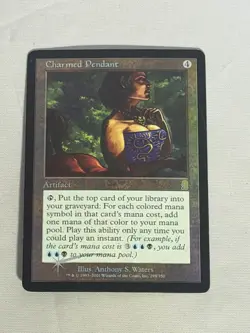 MTG FOIL Charmed Pendant Odyssey Magic the Gathering - Image 1