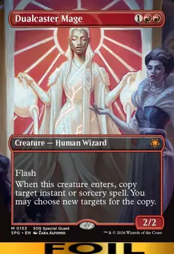 Dualcaster Mage ** FOIL BORDERLESS ** #153 - Special Guest - NM MTG - Image 1