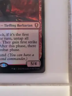 Karlach, Fury of Avernus Commander Legends: Battle for Baldur's Gate Foil - Image 4
