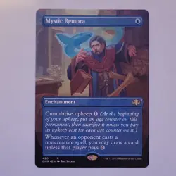 MTG Mystic Remora Dominaria Remastered Borderless Rare - Image 1