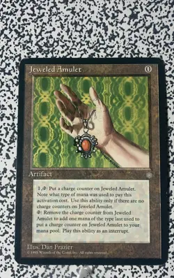 Vintage Magic: The Gathering (mtg) Jeweled Amulet-Ice Age-Regular - Image 1