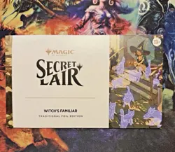 MTG Secret Lair "Cats are the Best" Witch’s Familiar Traditional Foil Edition - Image 2