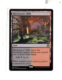 MTG SkeenAB Blackcleave Cliffs from Phyrexia AWBO. NM. - Image 1