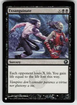 Exsanguinate 61 Uncommon The List Reprints Magic: The Gathering Near Mint - Image 1