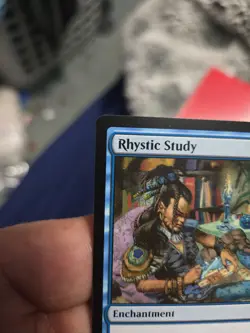 MTG Rhystic Study Jumpstart 169 Regular Rare Never Played Nm/M - Image 2