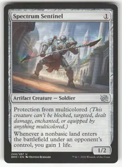 Spectrum Sentinel 244 UC The Brothers' War NM Magic: The Gathering - Image 1