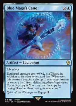 Magic The Gathering MTG BLUE MAGE'S CANE Final Fantasy NM Near Mint - Image 1