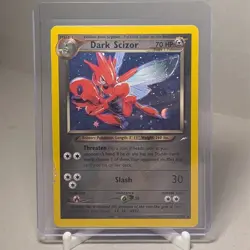 Pokemon TCG Dark Scizor Holo Rare Card 9/105 Neo Destiny Unlimited - Image 3