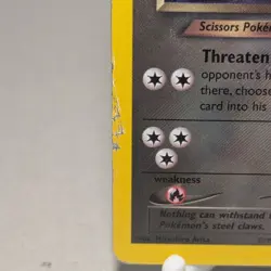 Pokemon TCG Dark Scizor Holo Rare Card 9/105 Neo Destiny Unlimited - Image 4