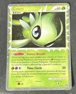 Celebi (Prime) - HGSS Triumphant - 92/102 - Ultra Rare - Pokemon TCG - LP - Image 1