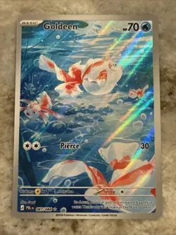 The Pokemon Company Goldeen 87/084 Pitch Black Full Art Holo Water Rare English - Image 1