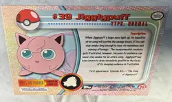 1999 TOPPS - POKEMON TV ANIMATION EDITION #39 JIGGLYPUFF 💎💎 - Image 5