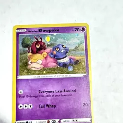Pokemon TCG Galarian Slowpoke SWSH126 Cosmos Holo Black Star Promo NM/M - Image 2