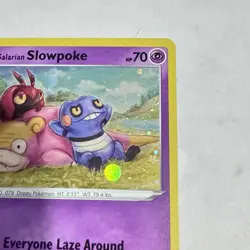 Pokemon TCG Galarian Slowpoke SWSH126 Cosmos Holo Black Star Promo NM/M - Image 3