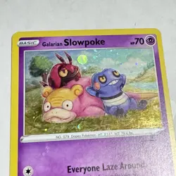 Pokemon TCG Galarian Slowpoke SWSH126 Cosmos Holo Black Star Promo NM/M - Image 4