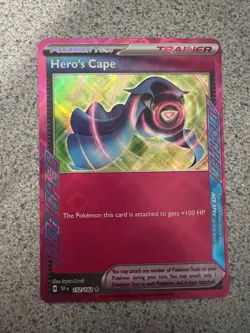 Pokemon TCG Hero's Cape Trainer Ace Scarlet Violet Temporal Forces 152/162 - Image 1