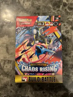 Pokemon TCG Mega Evolution Chaos Rising: Build and Battle Box Factory Sealed - Image 1