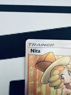 Pokemon TCG Nita Full Art Trainer Ultra Rare Holo SM-Team Up 180/181 English - Image 2