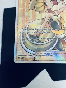 Pokemon TCG Nita Full Art Trainer Ultra Rare Holo SM-Team Up 180/181 English - Image 5
