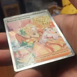 Pokemon TCG Temporal Forces Bianca's Devotion 209/162 Full Art Holo Ultra Rare - Image 2