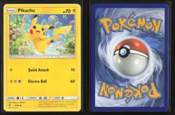 Pikachu 19/68 Common Hidden Fates Pokemon Near Mint - Image 3