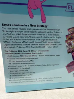 Pokemon TCG Sword & Shield-Fusion Strike Elite Trainer Box Pokemon Center - Image 5