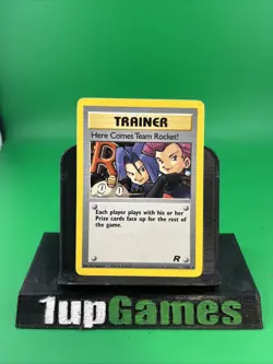 Pokemon Here Comes Team Rocket! 15/82 Team Rocket Holo Rare English LP - Image 1