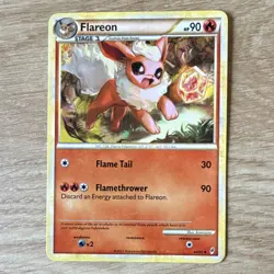 Pokemon TCG Flareon 44/95 Call of Legends Non-Holo Uncommon English 2011 90 HP - Image 1