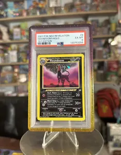 2001 POKEMON NEO REVELATION #8 HOUNDOOM-HOLO 1ST EDITION PSA 6 💎 - Image 1