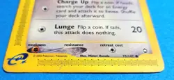 The Pokemon Company 2002 Pokemon TCG Eevee 75/147 Aquapolis Regular English - Image 4